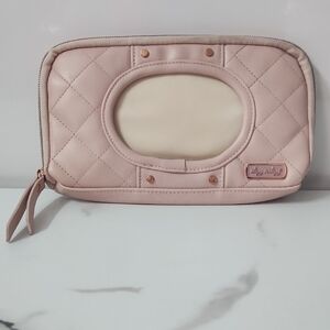 Pink Quilted Clutch